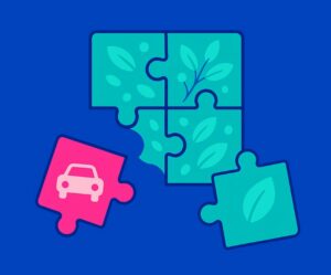 illustration de pièces de puzzle incompatibles avec le glissement sémantique