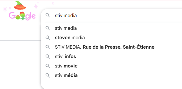 exemple de test d'eréputation dans google suggest